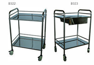 不銹鋼可拆卸治療車B322、B323